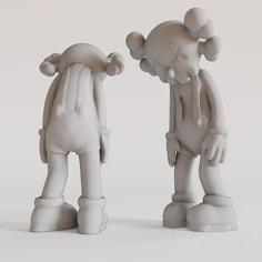 Kaws Clown 3D Printer Model