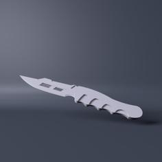 Survival Knife V2 3D Printer Model