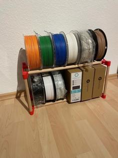 Spool Shelf – Stackable And Customizable! 3D Printer Model