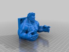 Hulk Wall Hanger For Quadcopter Drone Backpack Hat Guitar Etc. 3D Printer Model