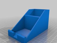 Universal Phone Stand With Organizer 3D Printer Model