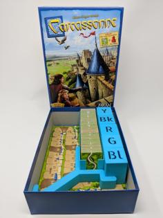 Carcassonne Insert 3D Printer Model