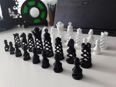 Twisted Chess 3D Printer Model