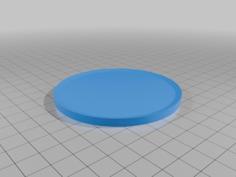 Coaster With Exposed Infill 3D Printer Model