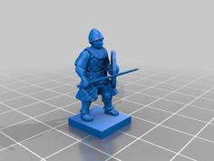 Middle Ages – Generic City Militia – 2 3D Printer Model