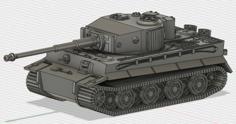 Panzerkampfwagen VI Tiger 1 E 3D Printer Model