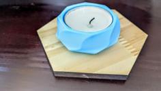 Salinto Tea Candle Holder 3D Printer Model