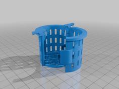 Easy Clean Linear Drain Basket/Strainer/Filter 3D Printer Model