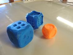 Stylish Collection Of Dice – D6 3D Printer Model