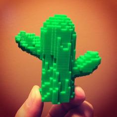 Minecraft Cactus 3D Printer Model