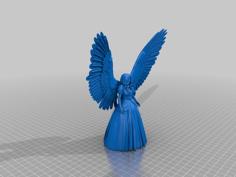 A Remix Story: Angel Tree Topper 3D Printer Model