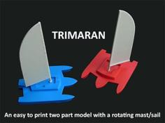 Trimaran 3D Printer Model