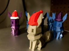 Holiday Hat For FLOWALISTIK Low Poly Eevee 3D Printer Model