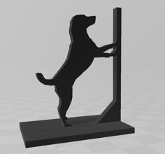 Dog Book Holder 3D Printer Model