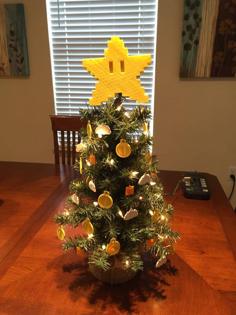 Mario Themed Christmas Tree 3D Printer Model