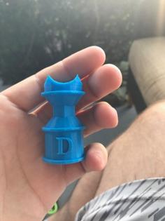 Initial Cigar Holder 3D Printer Model