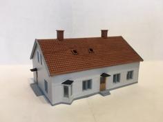 Nattraby Train Station 3D Printer Model