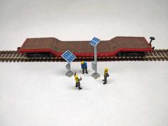 N Scale Lineside Solar Panels 3D Printer Model