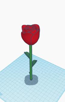 Rose Pen 3D Printer Model