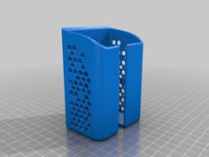 Wall Mount Remote Caddy 3D Printer Model