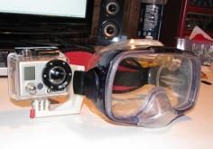 GoPro Scuba Mask Mount 3D Printer Model