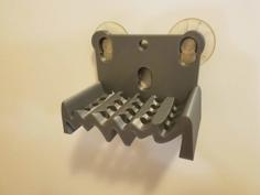 Suction Cup Mount Soap Dish (robust) 3D Printer Model