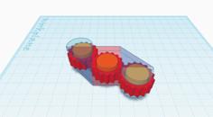 Gear Fidget 3D Printer Model