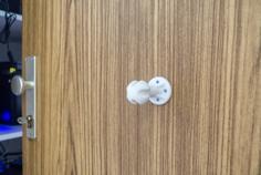 Simple Door Handle (doorknob) 3D Printer Model