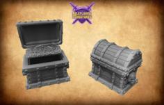 Treasure Chest 3D Printer Model