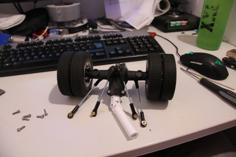 Printed Truck: Rear Axle V1 3D Printer Model