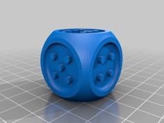 Tactile Braille Dice 3D Printer Model