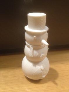 Snowman 3D Printer Model