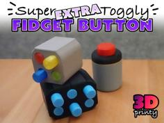 Super EXTRA Toggly Fidget Button 3D Printer Model