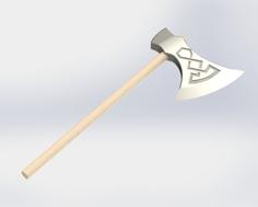 Celtic Axe Head 3D Printer Model