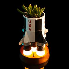 Rocket Planter 3D Printer Model