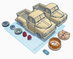 53 Dodge Pickup Bank-nkeeline Remix 3D Printer Model