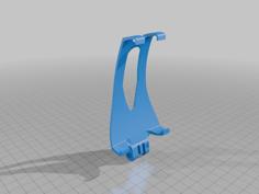 Clip On Vive Face Tracker Mount For Varjo Aero 3D Printer Model