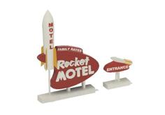 Rocket Motel Sign 3D Printer Model