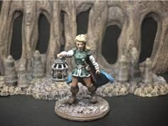 Wenda, Novice Adventurer (28mm/Heroic Scale) 3D Printer Model