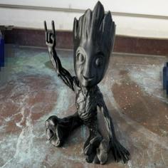 Heavy Metal Groot 3D Printer Model