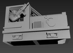 Chaos Cultist Locomotive (for N Scale Kato Chassis) 3D Printer Model