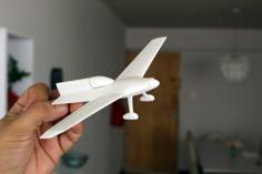 Easy To Print Concept Aircraft 3D Printer Model