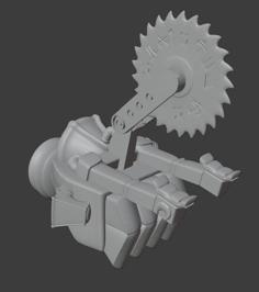 Power/Chainfist Circular Saw Conversion Part 3D Printer Model