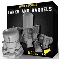 Barrels And Tanks 3D Printer Model