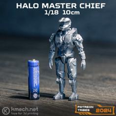 Halo Master Chief Action Figure 3D Printer Model