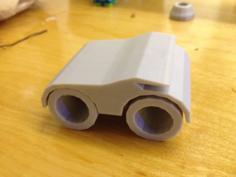 Toy Car With Turning Wheels 3D Printer Model