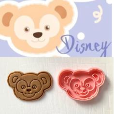 DUFFY AND FRIENDS – DUFFY BEAR COOKIE CUTTER STAMP 3D Printer Model