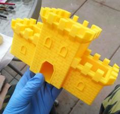 Castle Plant Pot 3D Printer Model