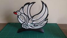 Quilling “Swan” Stand (Remix) 3D Printer Model