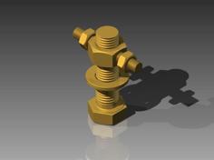 Brass Bolt Puzzle 3D Printer Model